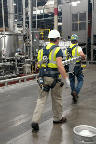 A large brewing company in Upstate New York | FPS | Fall Protection Solutions, a division of Strut Systems Installation | An Eberl Company | Buffalo, NY USA