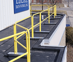 Roof Guardrail | Fall Restraint System | Fall Protection Solutions, a division of Strut Systems Installation | An Eberl Company | Buffalo, NY USA